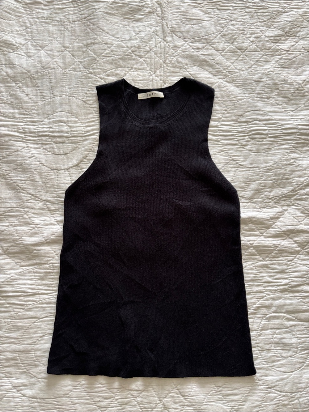 6397 Ribbed Knit Tank